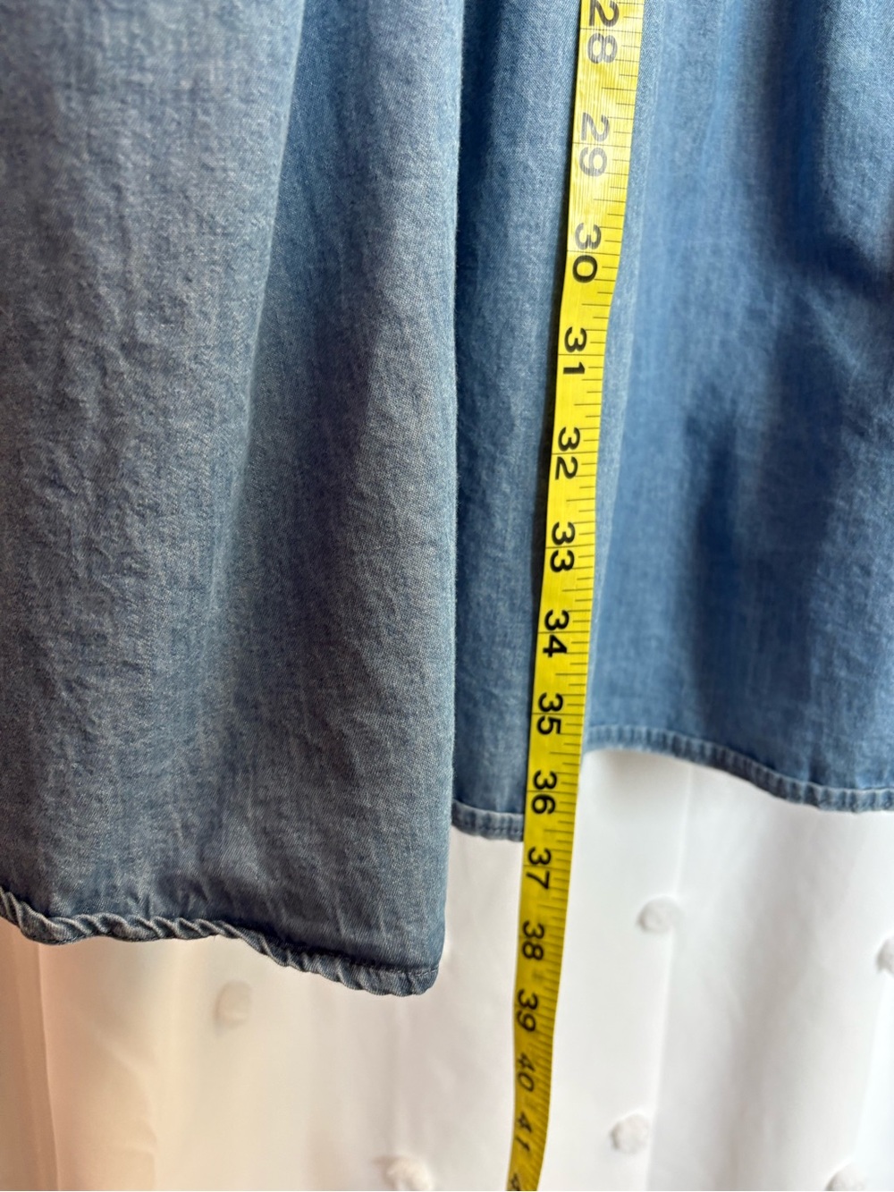 GAP Lightweight Denim Mini Dress - Picture 12 of 12